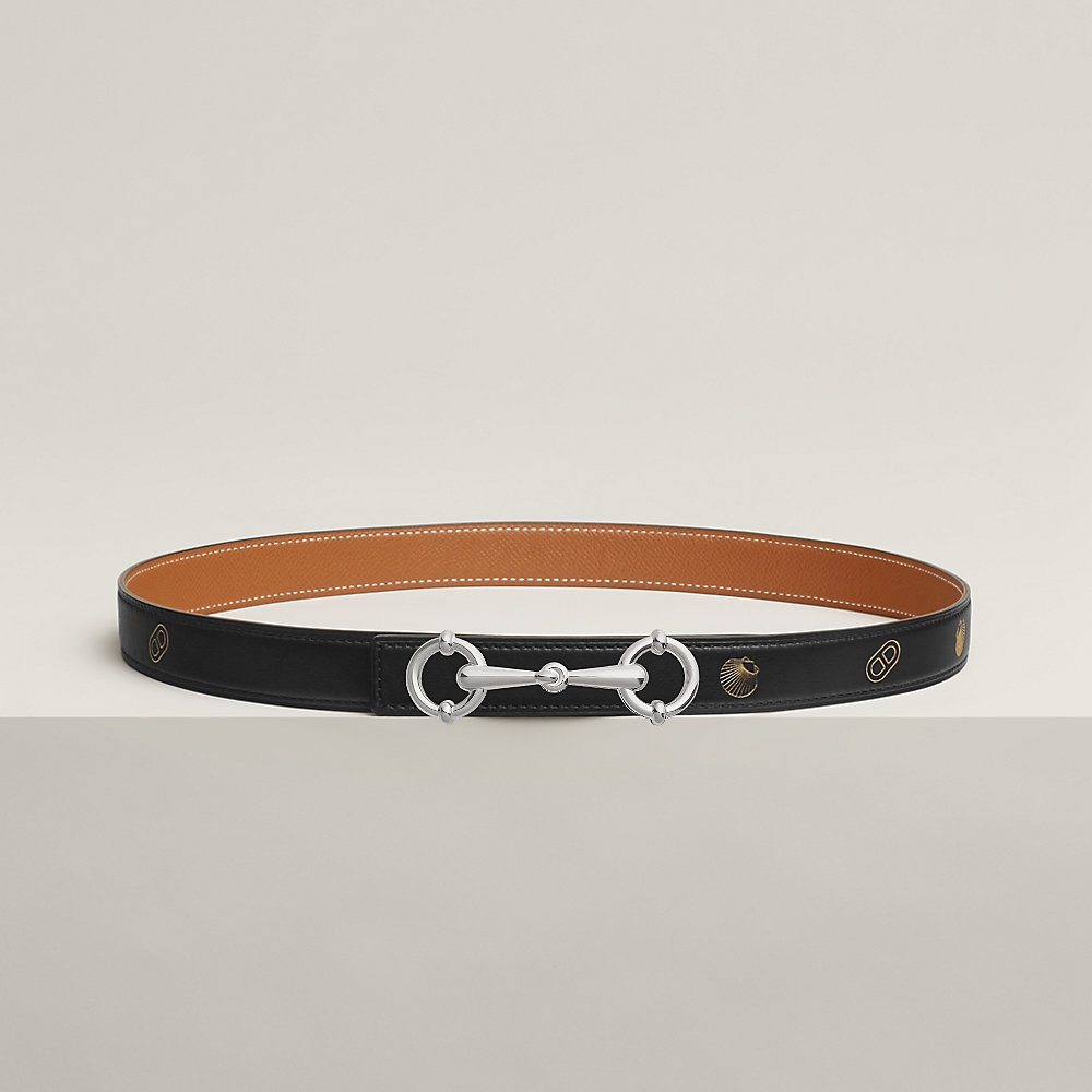HERMES　Hアリゲーターベルト HERMES エルメス ベルト Z刻印 グレー系 アリゲーター 腕時計