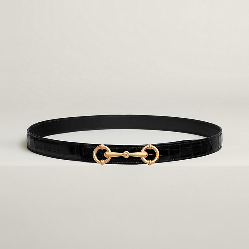 Lady Rider belt buckle & Leather strap 24 mm | Hermès USA