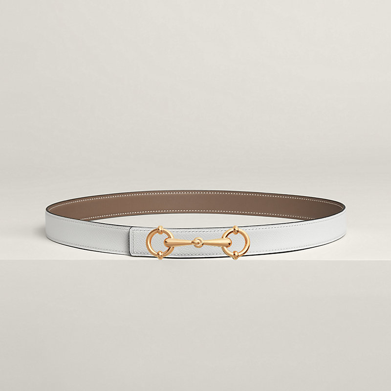 Lady Rider belt buckle & Reversible leather strap 24 mm