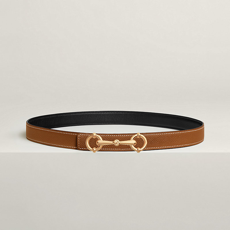 Lady Rider belt buckle & Reversible leather strap 24 mm