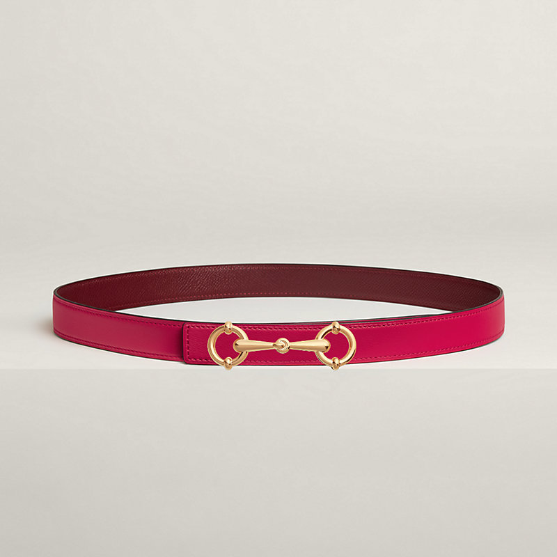 Lady Rider belt buckle & Reversible leather strap 24 mm