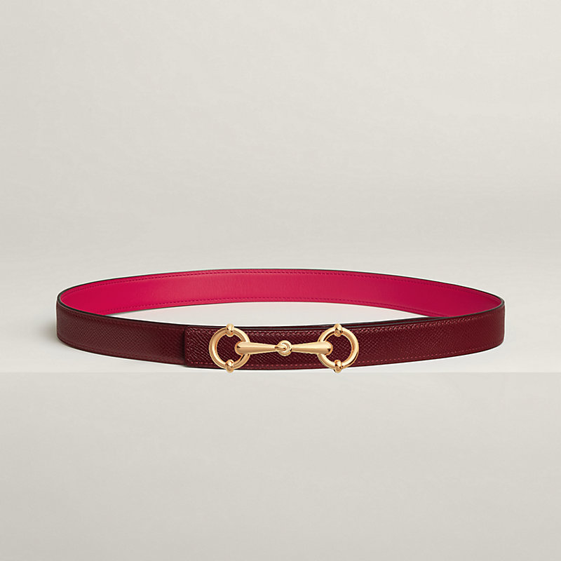 Lady Rider belt buckle & Reversible leather strap 24 mm