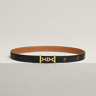 Lagune belt buckle & Hermès sur Mer reversible leather strap