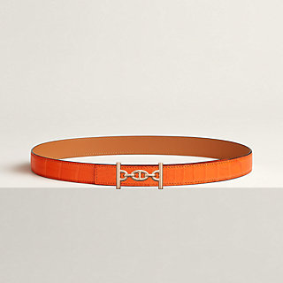 Hermes リバーシブルベルト Lagune 24mm Lagune belt buckle & Hermès sur Mer reversible leather strap