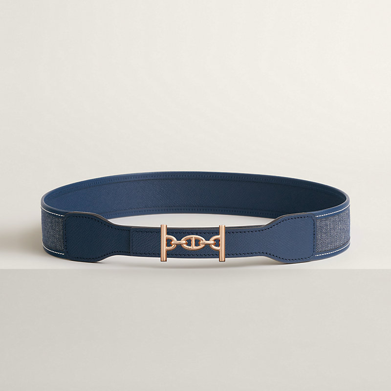 Hermes リバーシブルベルト Lagune 24mm Lagune belt buckle & Reversible leather strap 24 mm | Hermès USA