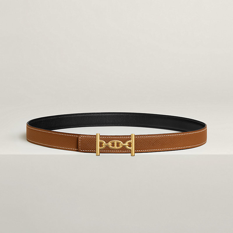 Lagune belt buckle & Reversible leather strap 24 mm
