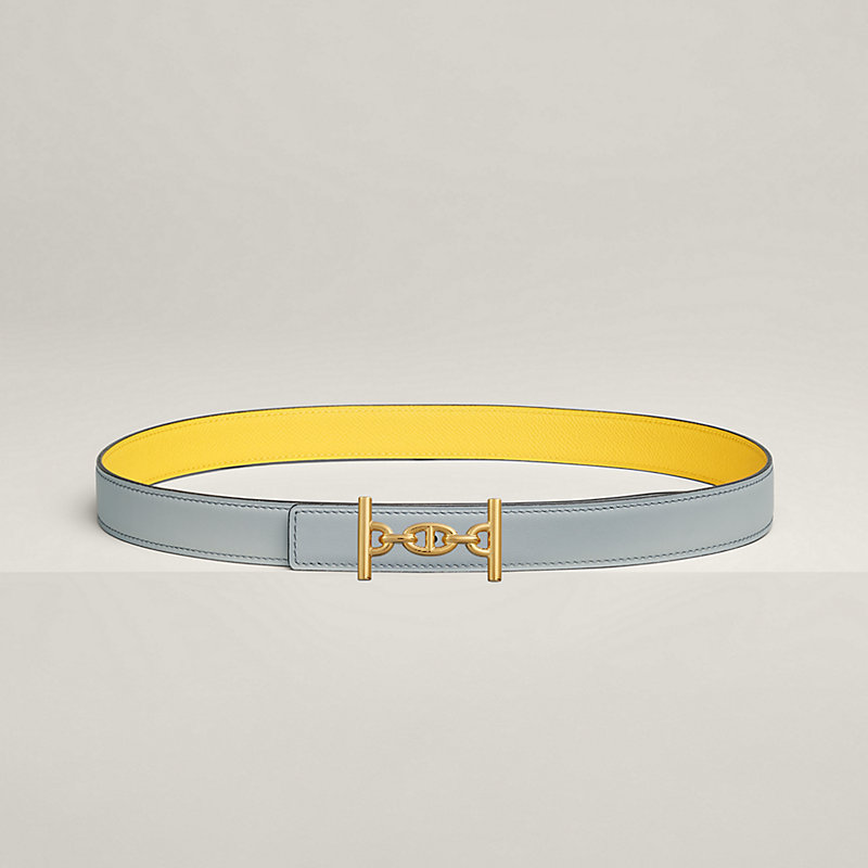 Lagune belt buckle & Reversible leather strap 24 mm