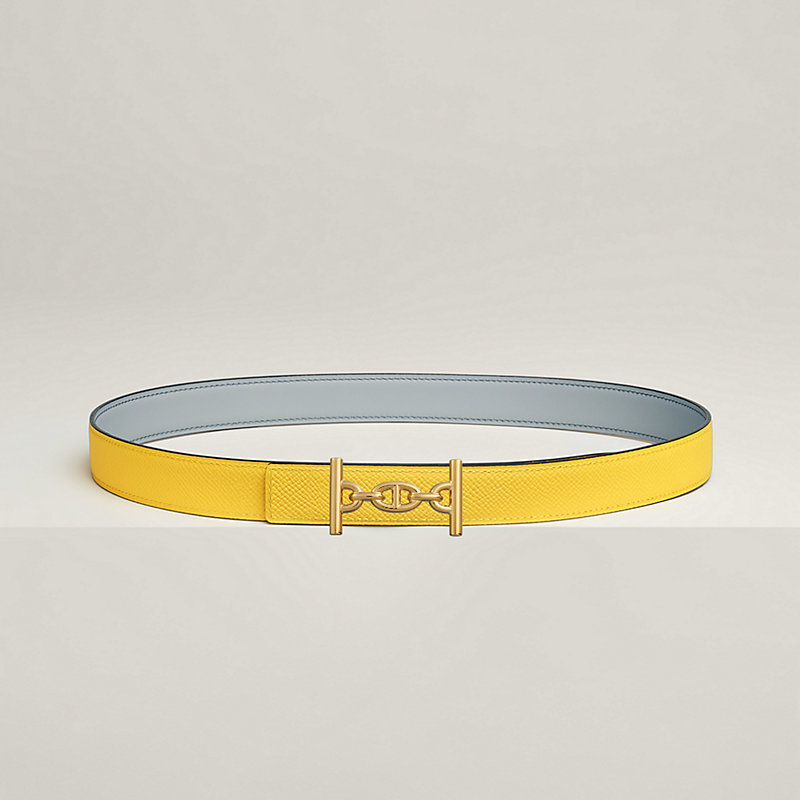 Lagune belt buckle & Reversible leather strap 24 mm