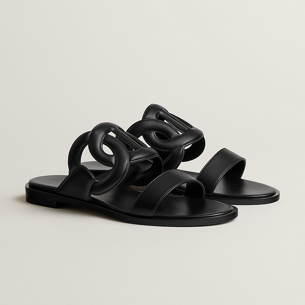 Lagune sandal - Black | Hermès USA