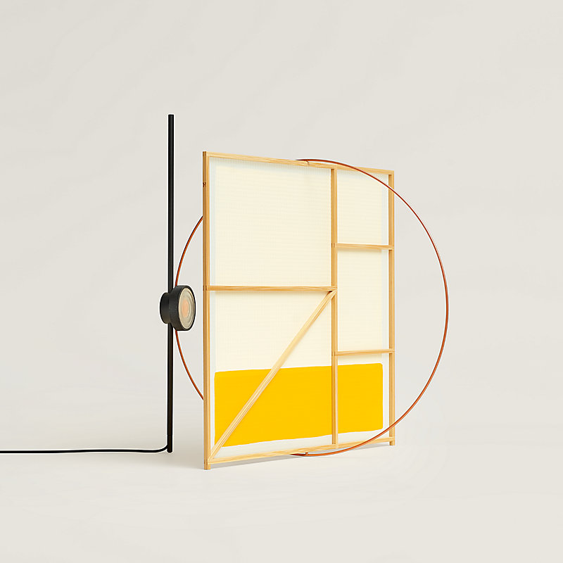 Lampe à poser peint-main Coulisse, modèle simple, Vue: , vue 3 sur 4