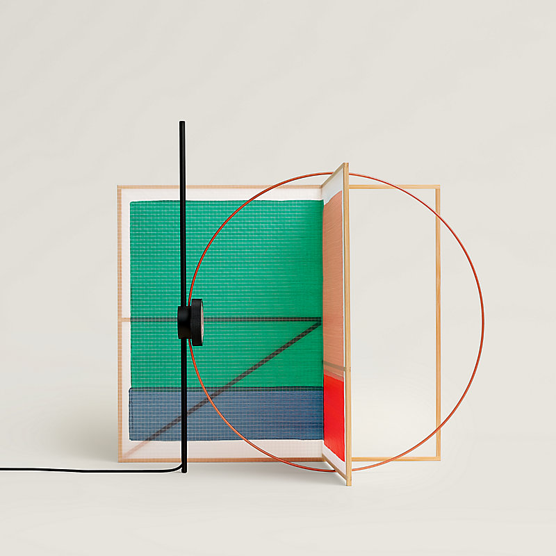 Lampe à poser peint-main Coulisse, modèle T, Vue: , vue 4 sur 5