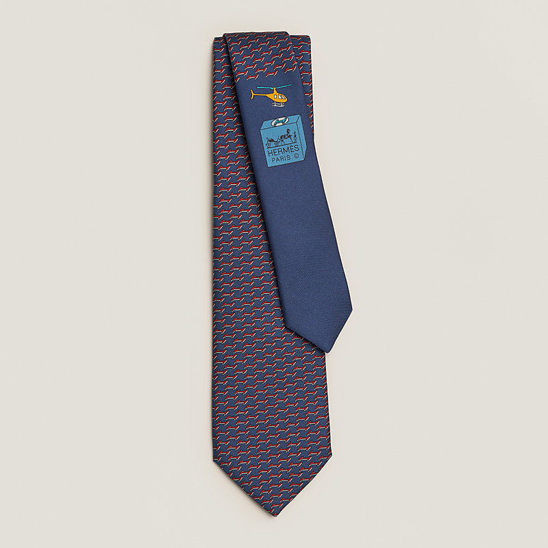 【保証半額】HERMES CRAVATE TWILL TIE 7 フランス製 ネクタイ ネクタイ