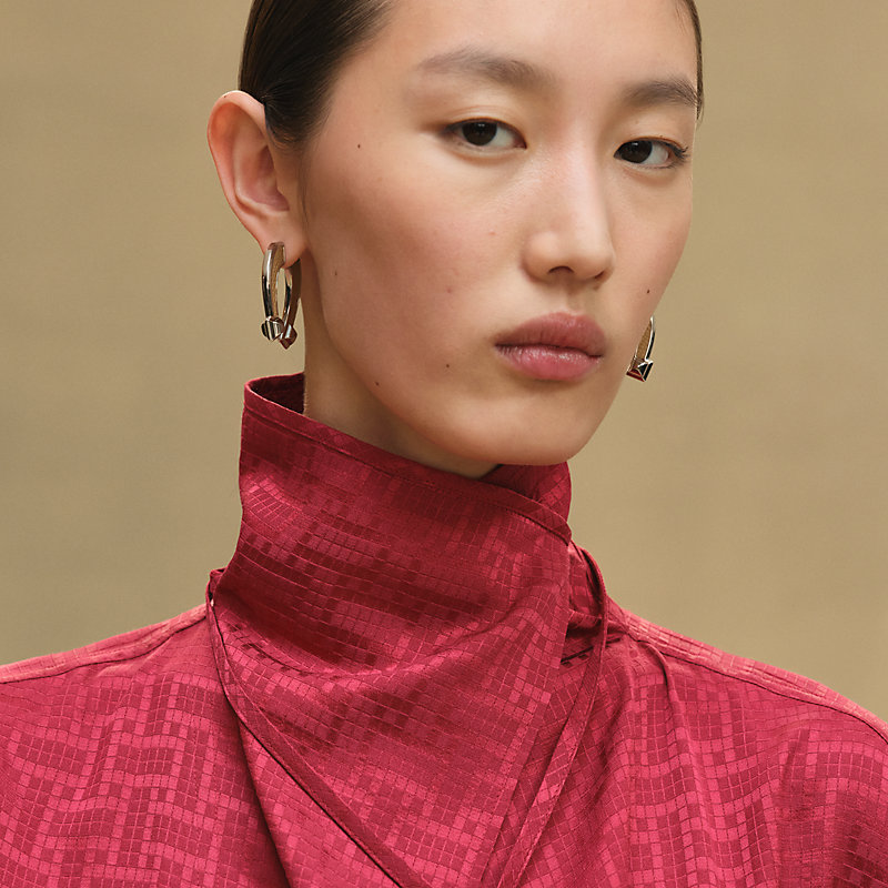 Langes Bindekleid mit "Mosaïque"-Motiv