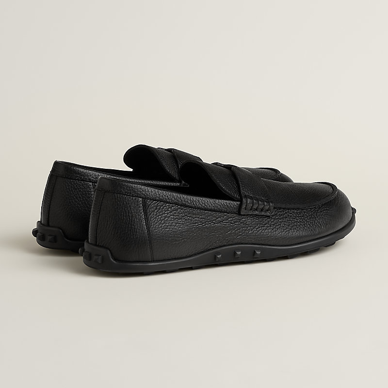 【安心感の黒スタイル☆】HERMES Hカット Lazy モカシン ladies Lazy loafer | Hermès USA