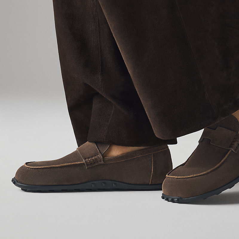 Lazy loafer - Brown | Hermès USA