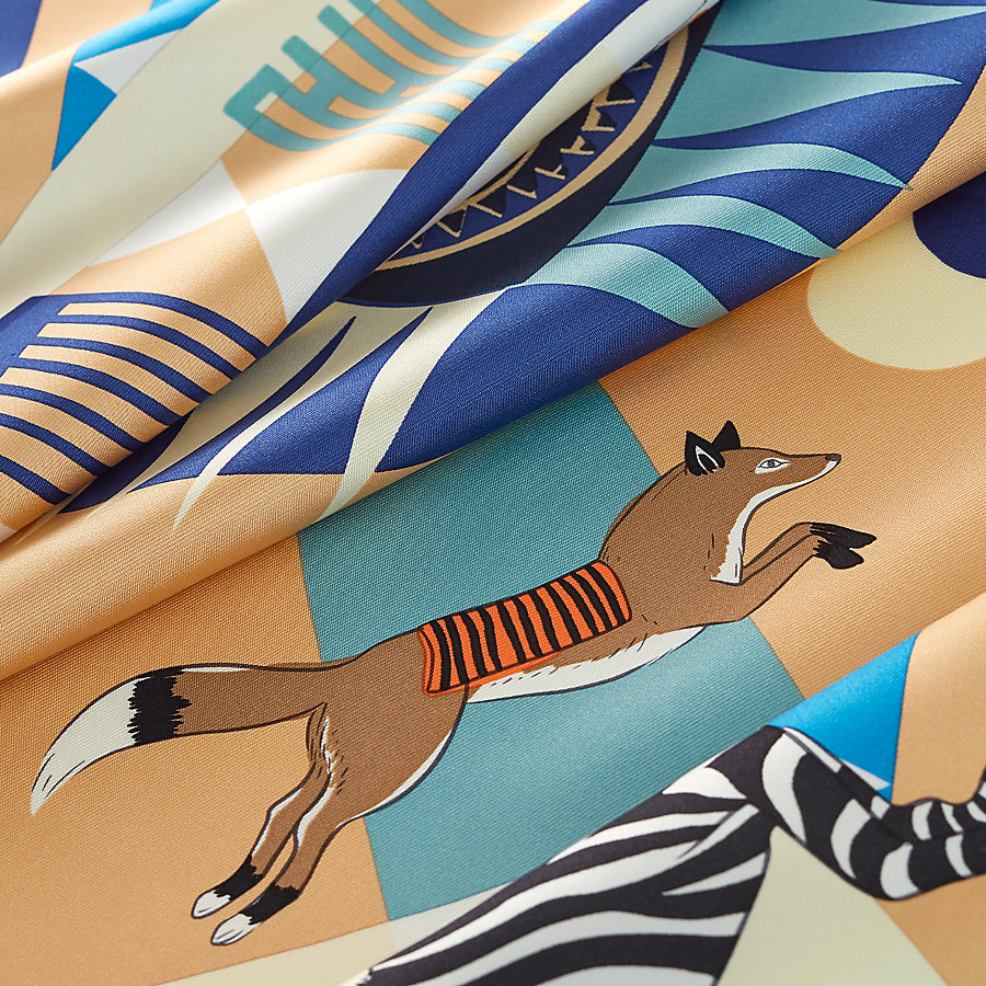 Le Carrousel du Tigre Royal scarf 90 | Hermès Singapore 