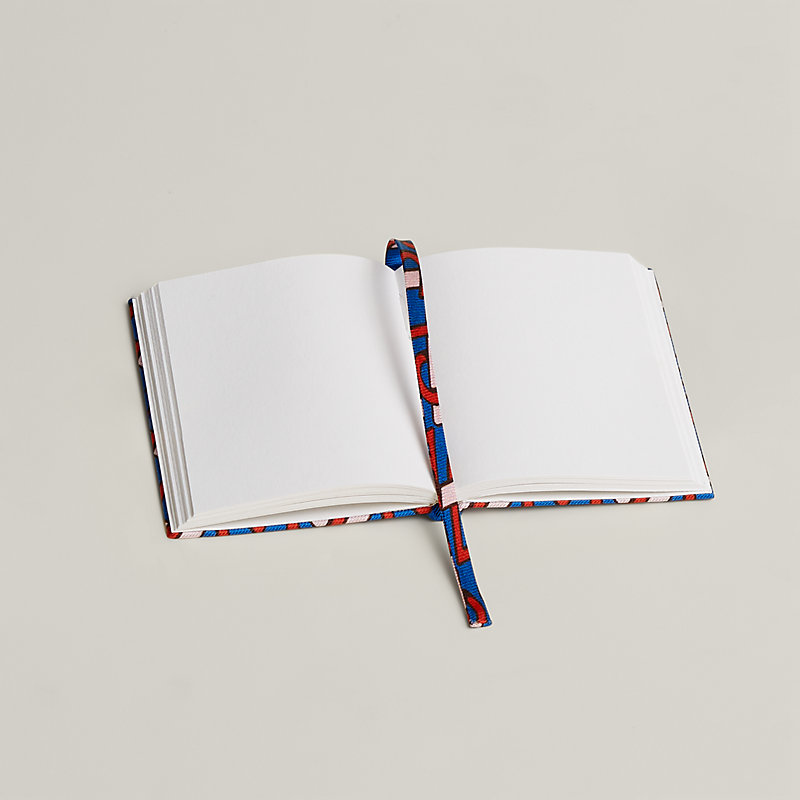 Le Cœur et Rubans silk notebook - Red | Hermès Singapore