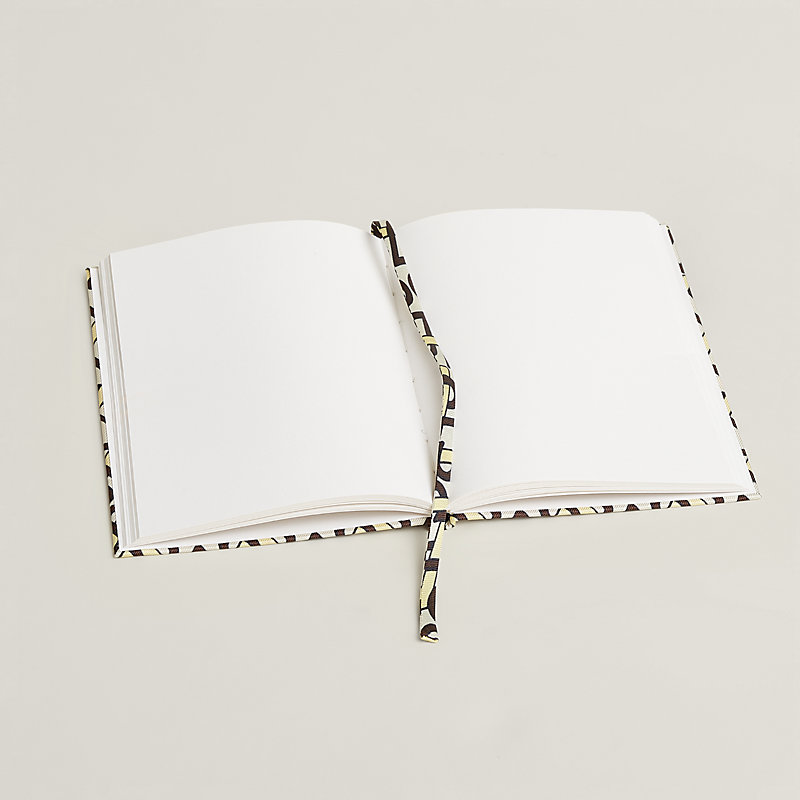 Le Cœur et Rubans silk notebook, PM