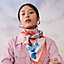 Le Jardin des Peintres Double Face scarf 90, View: Worn, worn, view 1 of 6