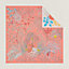 Le Jardin des Peintres Double Face scarf 90, View: Worn, worn, view 2 of 6