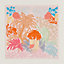 Le Jardin des Peintres Double Face scarf 90, View: Worn, worn, view 4 of 6