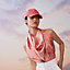 Le Jardin des Peintres Double Face scarf 90, View: Worn, worn, view 5 of 6