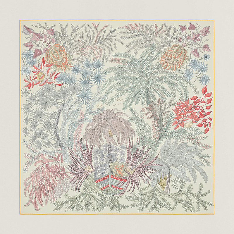 HERMES 新作 カレ ダブルフェイス 90 Le Jardin des Peintres Le Jardin des Peintres Double Face scarf 90 | Hermès Australia