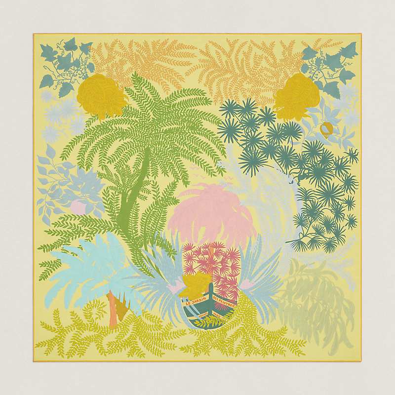 HERMES 新作 カレ ダブルフェイス 90 Le Jardin des Peintres Le Jardin des Peintres Double Face scarf 90 | Hermès Australia
