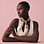 Le Jardin des Peintres scarf 70, View: Worn, worn, view 2 of 3