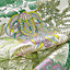 Le Jardin des Peintres scarf 70, View: Detail, detail, view 4 of 4