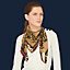 Le Regard de l'Arctique scarf 90, View: Worn, worn, view 2 of 2