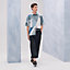 View: Worn, "Le Theoreme d'Equithagore" straight cut shirt