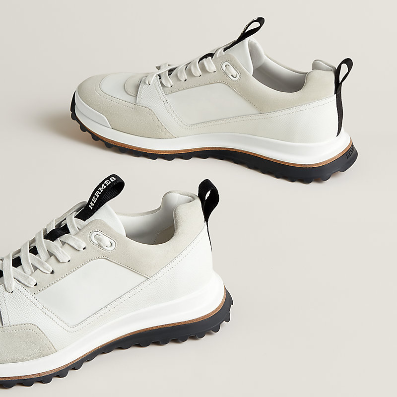 【都会的なデザイン】HERMES スニーカー Leader / Blanc 25A Leader sneaker | Hermès Netherlands