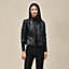 Leather biker jacket, View: Worn, worn, view 3 of 7