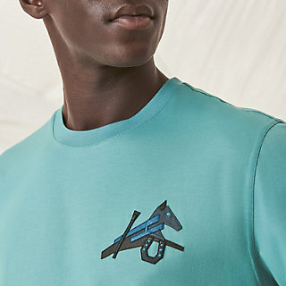 Leather detail t-shirt | Hermès Saudi Arabia