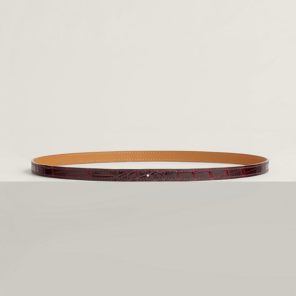 Leather strap 13 mm - Red | Hermès USA