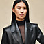 Leather suit coat, View: Worn, worn, view 5 of 7