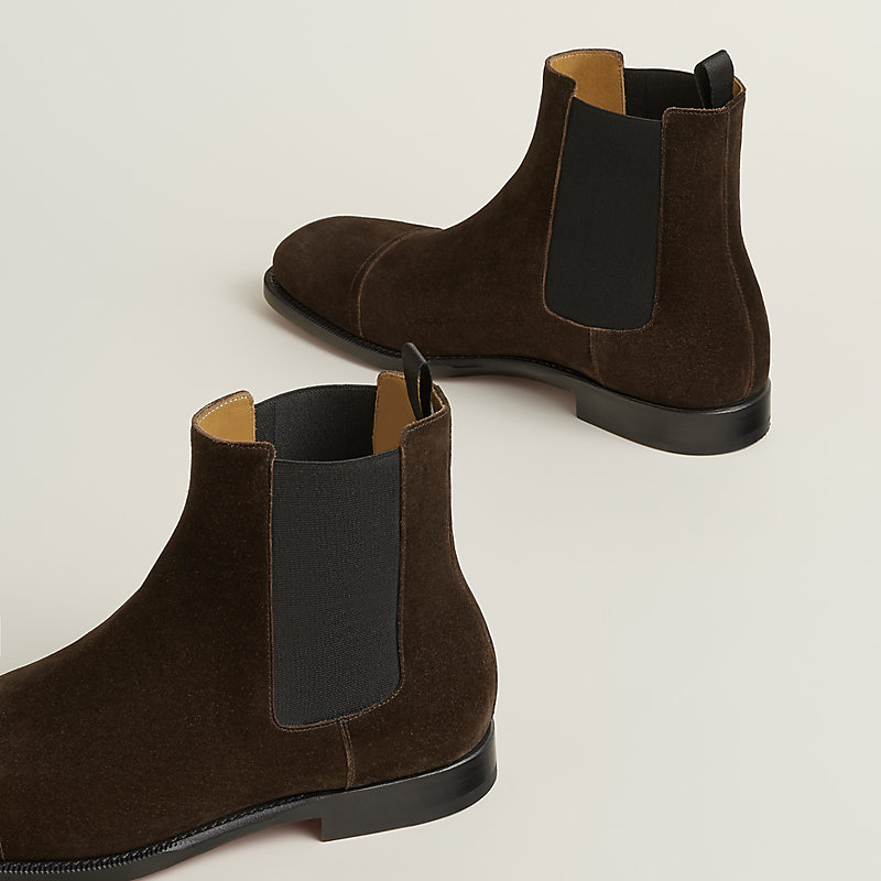 Lenon ankle boot - Brown | Hermès USA