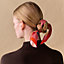Les Bassets scarf 45, View: Worn, worn, view 2 of 3