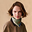 Les Bassets scarf 45, View: Worn, worn, view 2 of 3