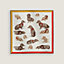 Les Bassets scarf 45, View: Flat, flat, view 1 of 3