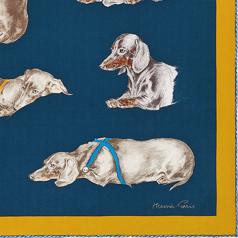 hermes dachshund scarf