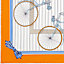 Les Becanes scarf 70, View: Detail, crop, view 3 of 3