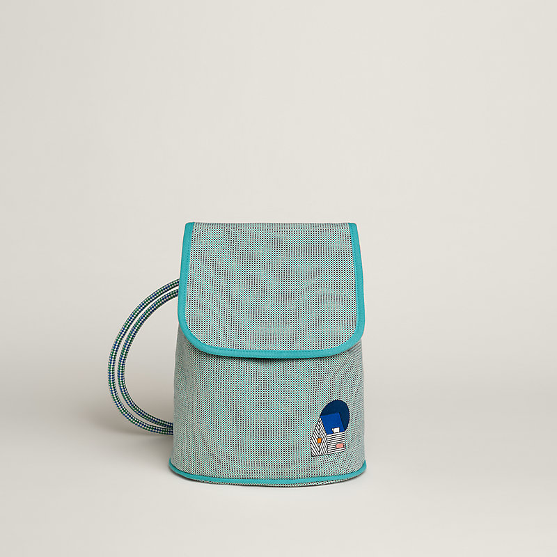 HERMES Les Cabans Backpack Daypack Backpack Kids Collection Blue Tower ash.. Blue Mini Ransel Kids Backpack – Blue House Goods main image 3
