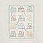 Les Cabanes blanket, View: Flat, flat, view 1 of 6