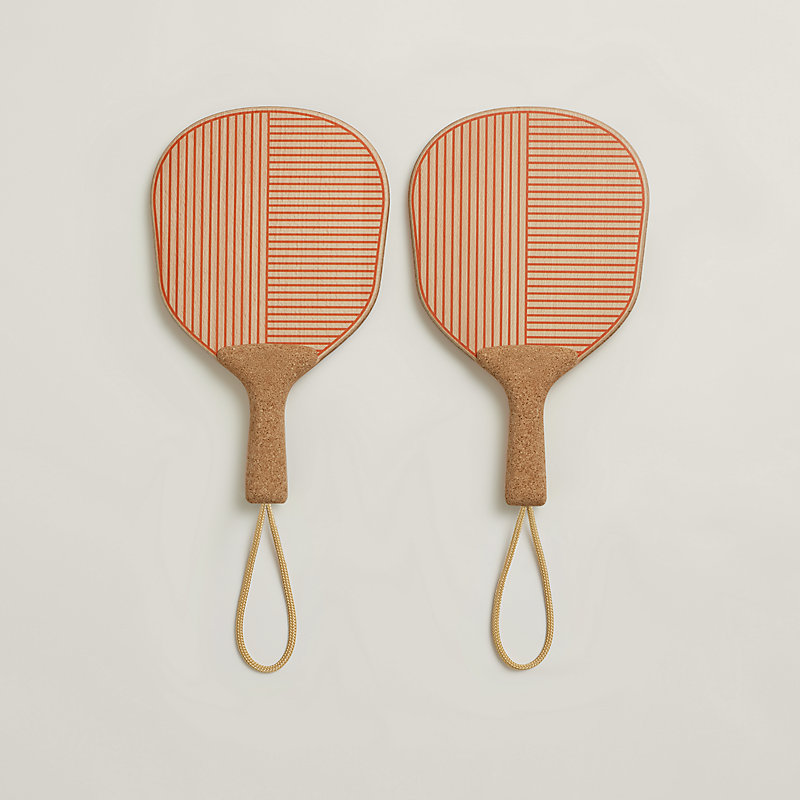 Les Cabanes set of 2 beach rackets