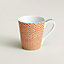 Les Cabanes yellow herringbone mug, View: front, front, view 1 of 4