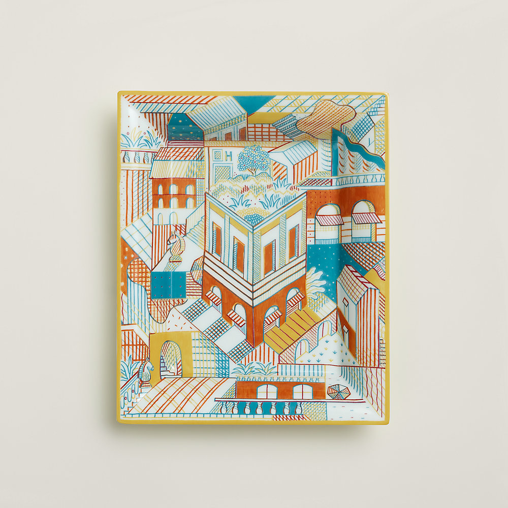 Hermès Paris Les Cavaliers change tray