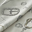 Les Chevaux Dechaines embroidered scarf 140, View: Detail, detail, view 3 of 4