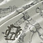 Les Chevaux Dechaines embroidered scarf 140, View: Detail, detail, view 4 of 4